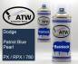 Preview: Dodge, Patriot Blue Pearl, PX / RPX / 780: 400ml Sprühdose + 400ml Klarlack - Set, von ATW Autoteile West.